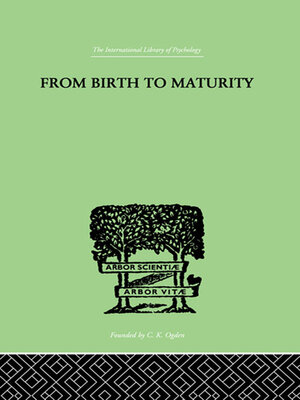 cover image of From Birth to Maturity